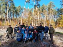 Zajęcia edukacyjne i sadzenie lasu z pracownikami Grupy Żywiec Browar w Leżajsku